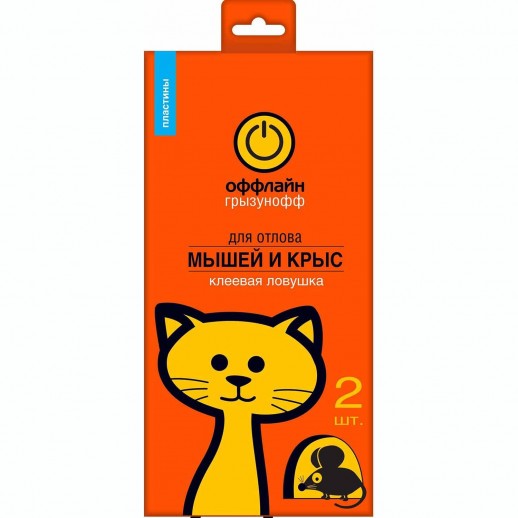 Клеевая ловушка для мышей и крыс Грызунофф из питомника Ваш сад